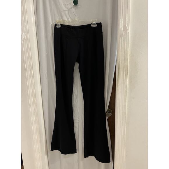 ALO Pants - Alo Black Pull On Flare Leggings Sz Sm Tall